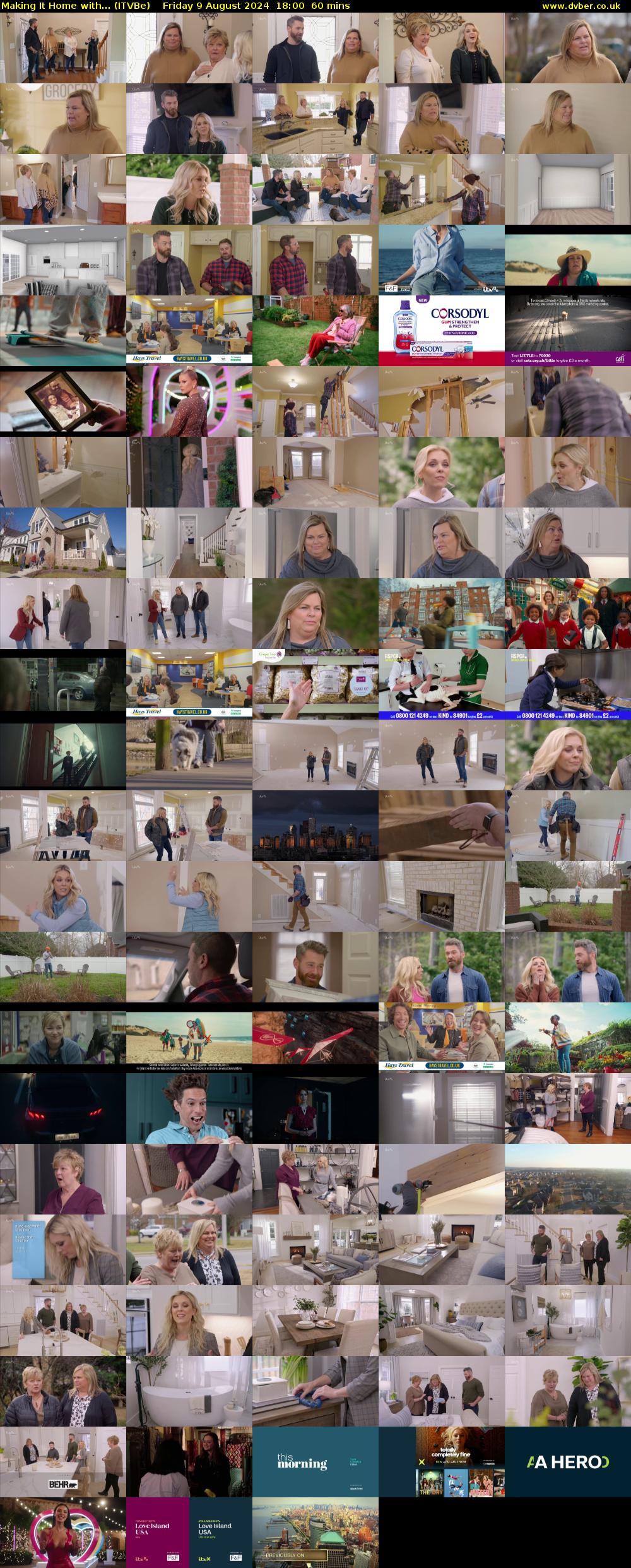 Making It Home with... (ITVBe) Friday 9 August 2024 18:00 - 19:00