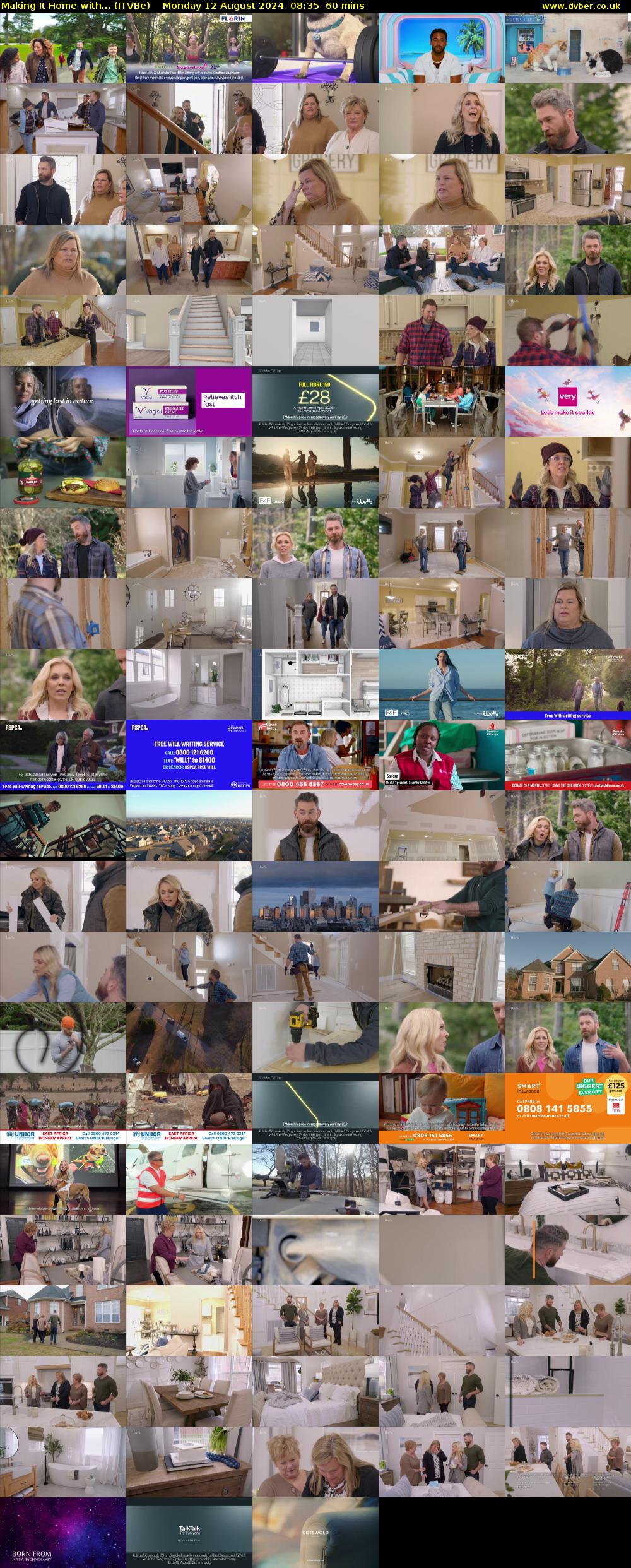 Making It Home with... (ITVBe) Monday 12 August 2024 08:35 - 09:35