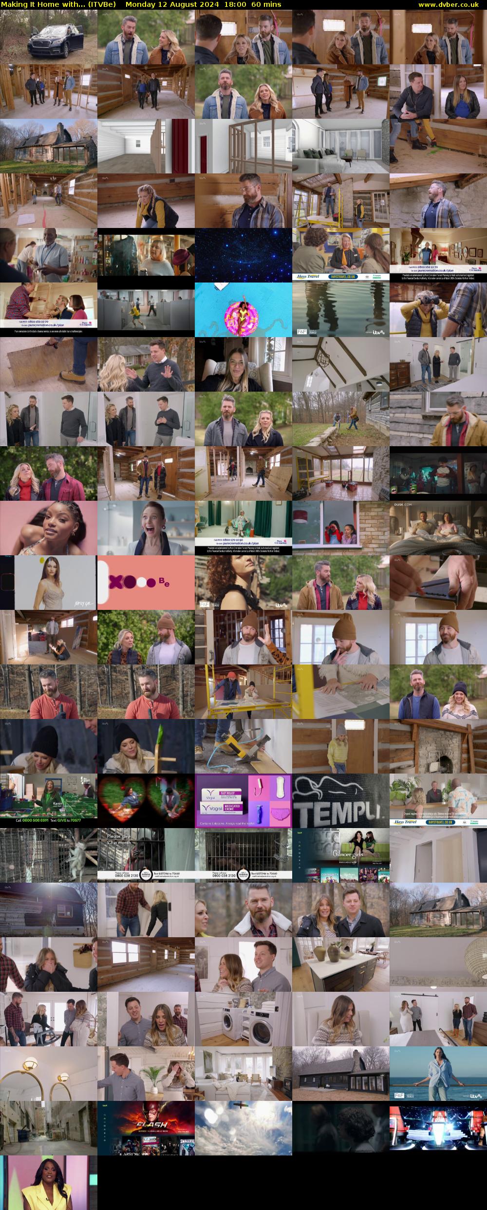 Making It Home with... (ITVBe) Monday 12 August 2024 18:00 - 19:00