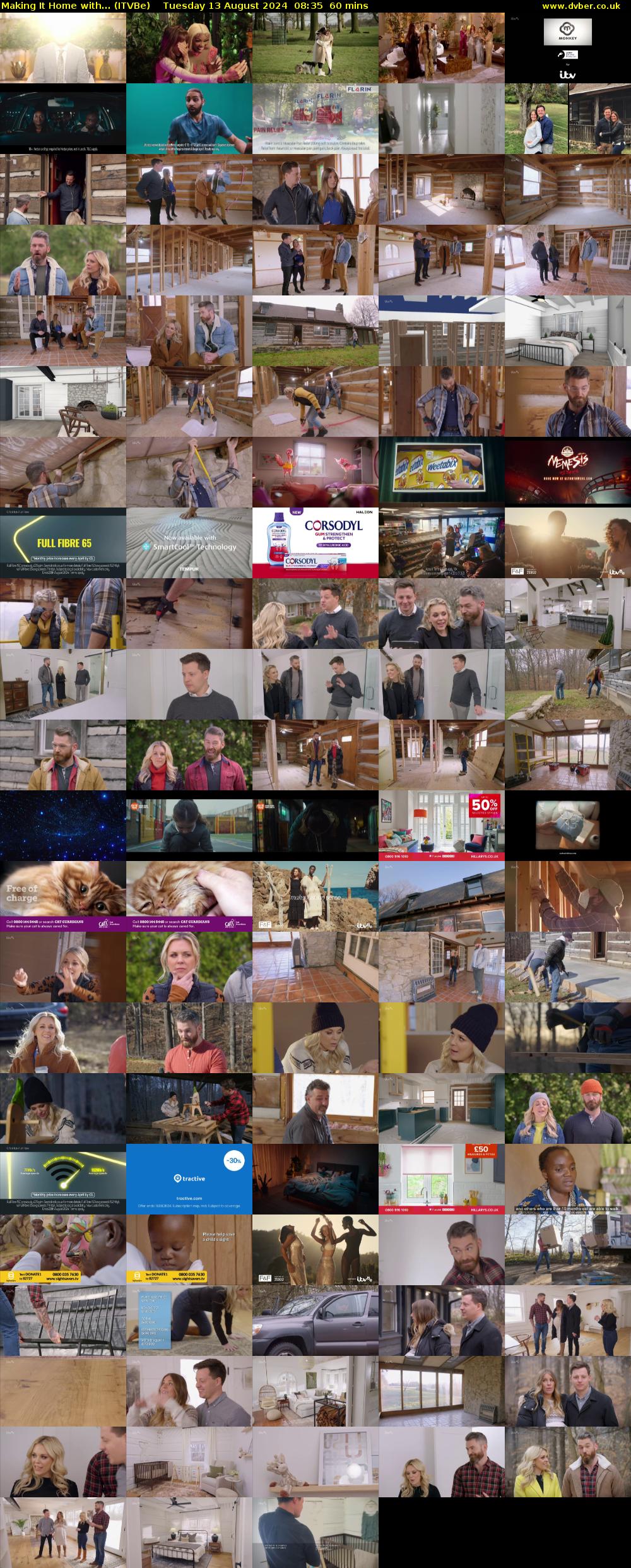 Making It Home with... (ITVBe) Tuesday 13 August 2024 08:35 - 09:35