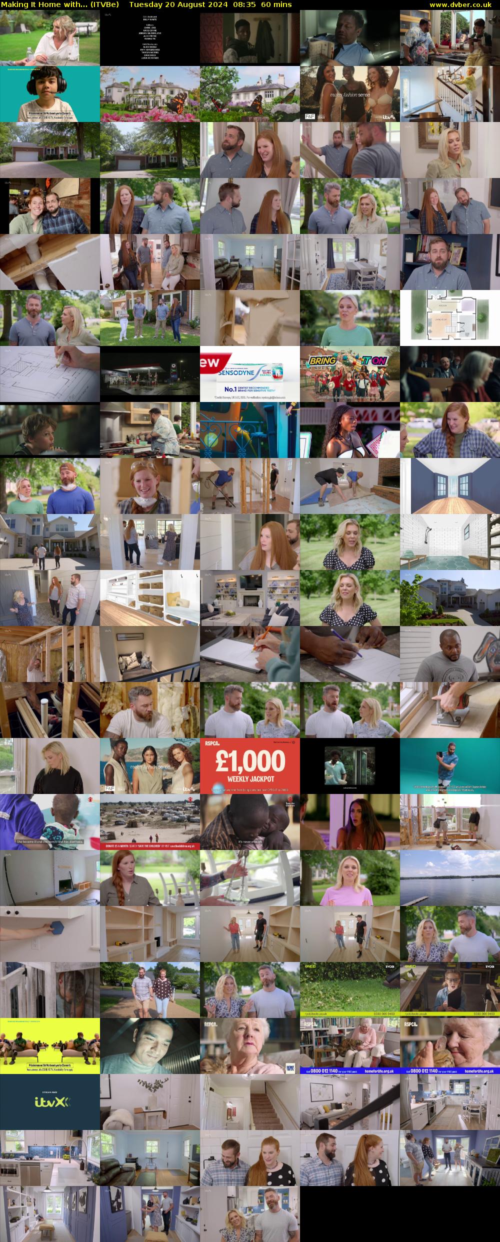 Making It Home with... (ITVBe) Tuesday 20 August 2024 08:35 - 09:35