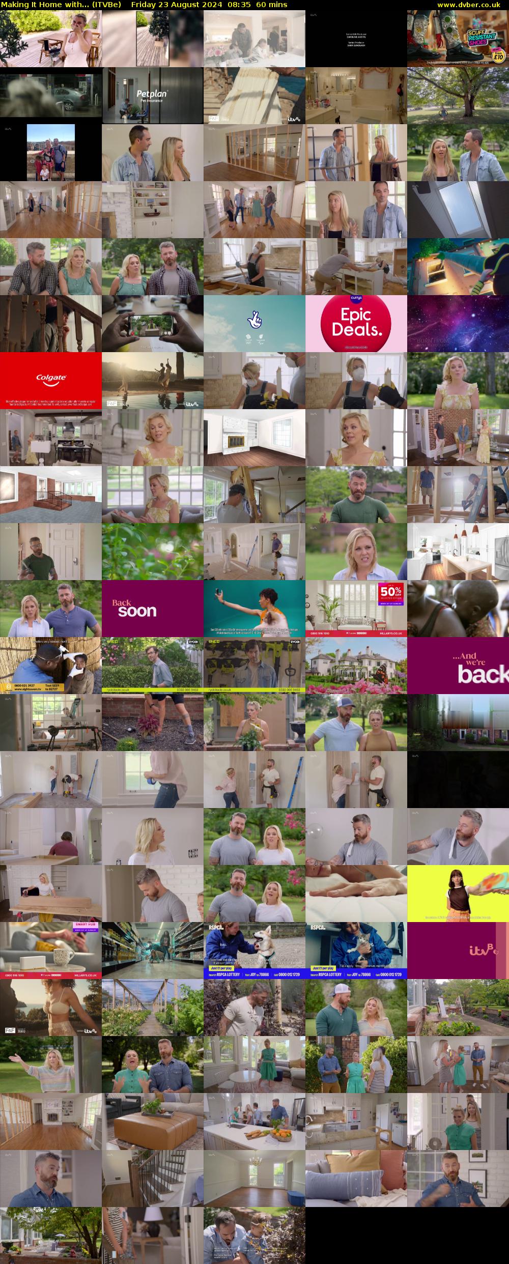 Making It Home with... (ITVBe) Friday 23 August 2024 08:35 - 09:35