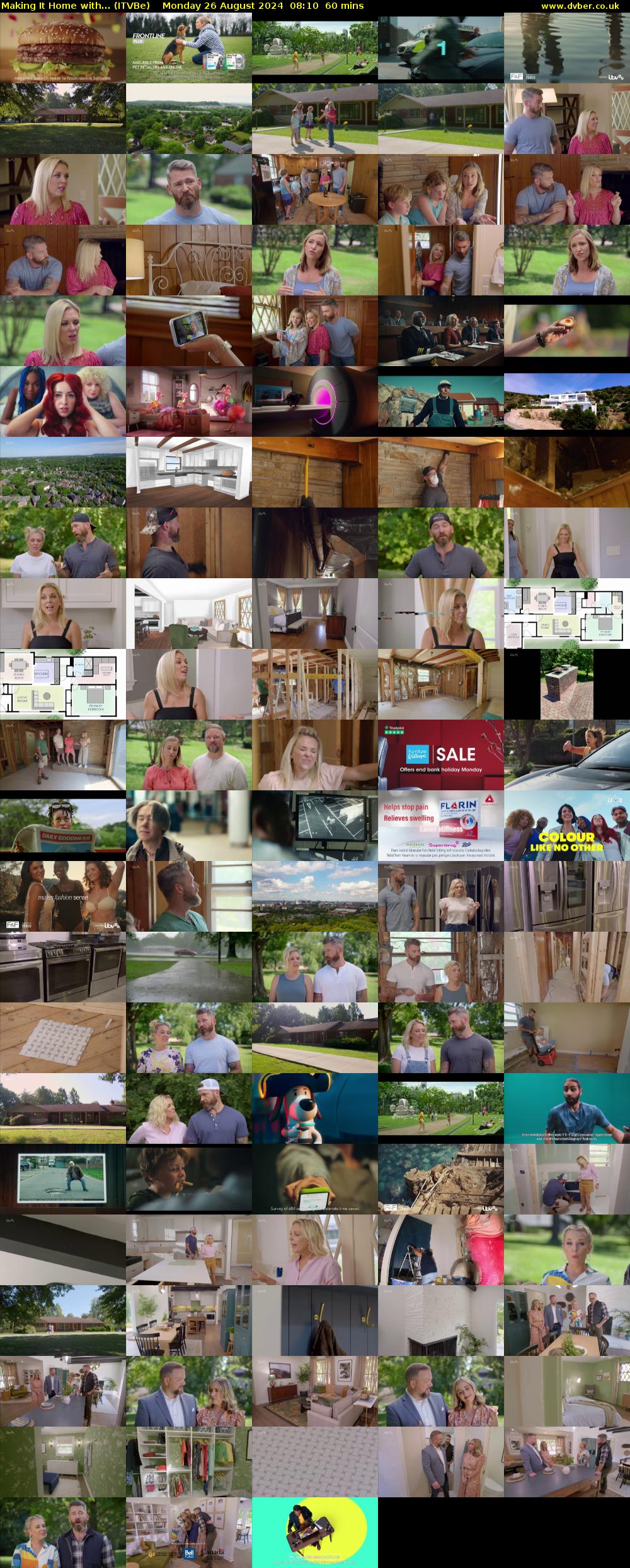 Making It Home with... (ITVBe) Monday 26 August 2024 08:10 - 09:10