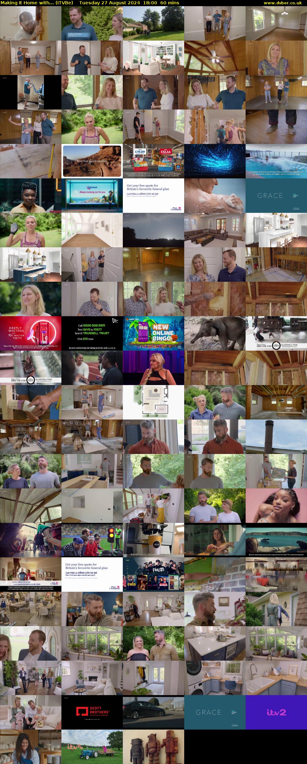 Making It Home with... (ITVBe) Tuesday 27 August 2024 18:00 - 19:00