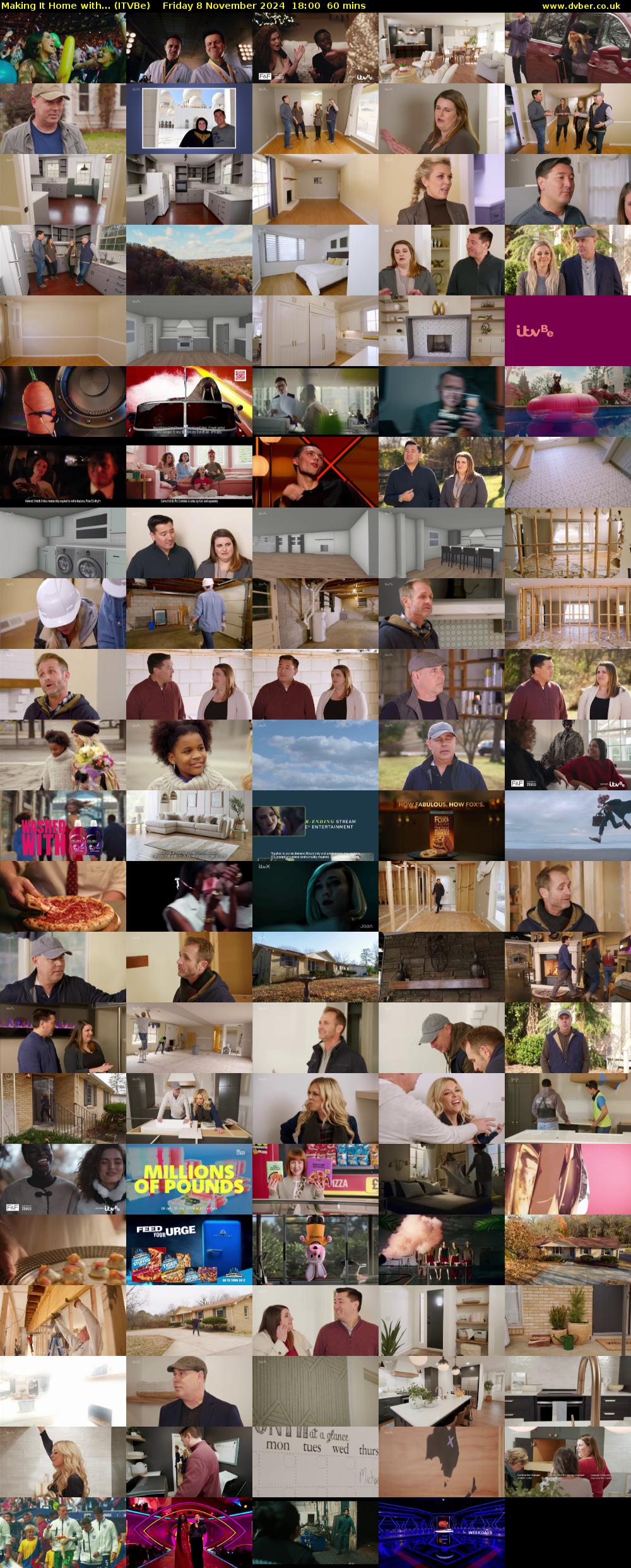 Making It Home with... (ITVBe) Friday 8 November 2024 18:00 - 19:00