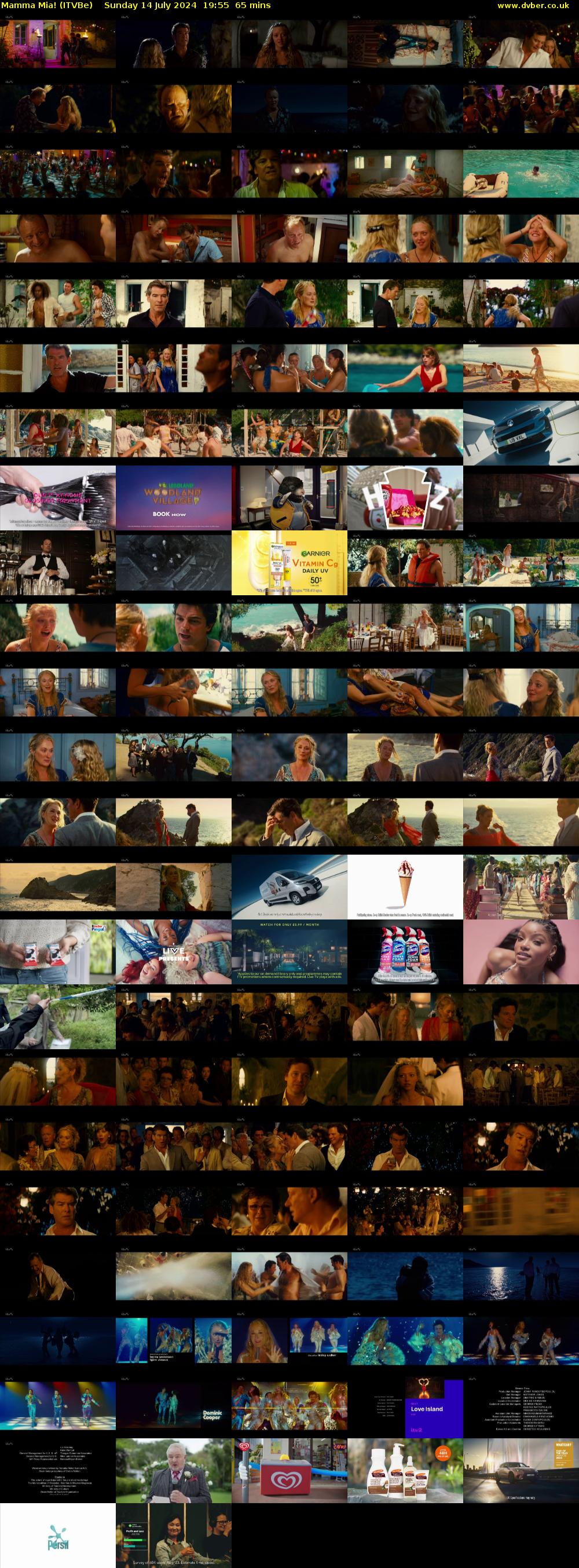 Mamma Mia! (ITVBe) Sunday 14 July 2024 19:55 - 21:00