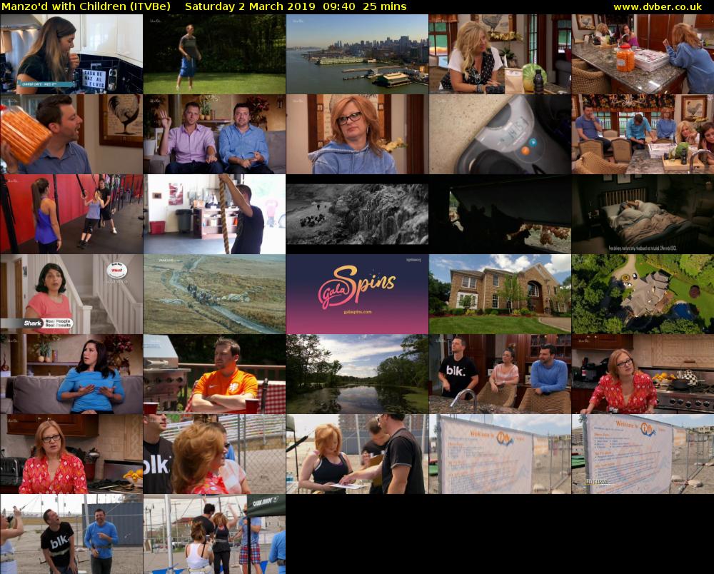 Manzo'd with Children (ITVBe) Saturday 2 March 2019 09:40 - 10:05