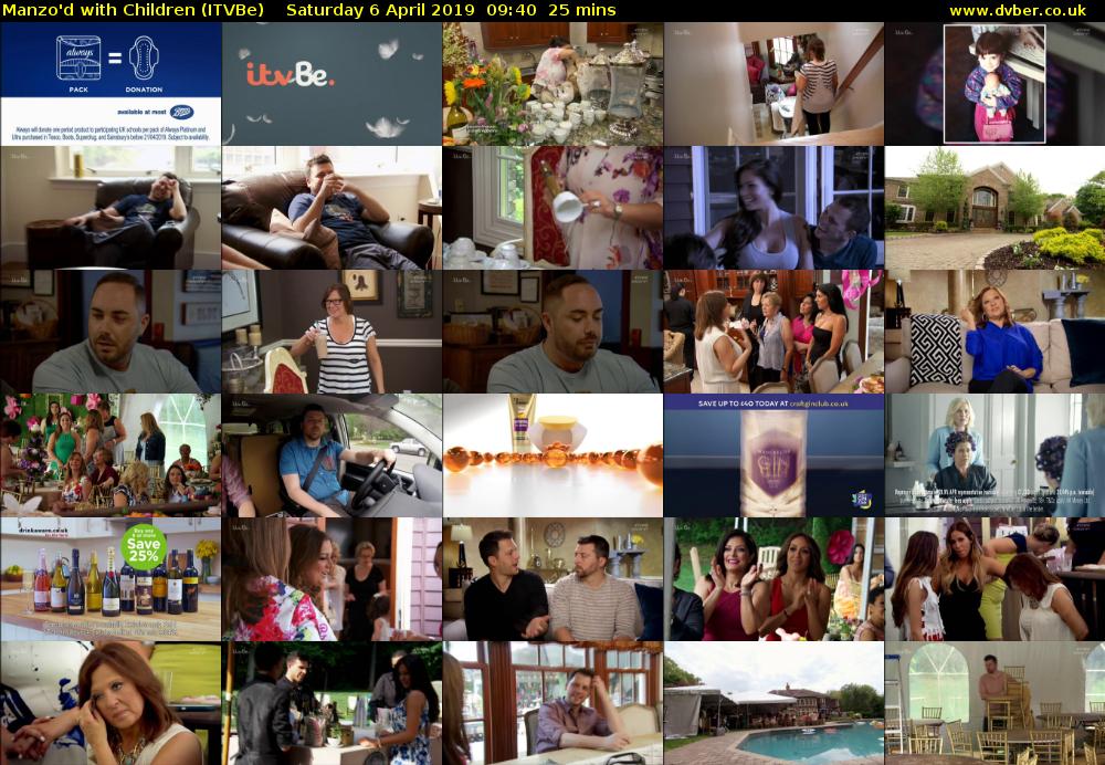 Manzo'd with Children (ITVBe) Saturday 6 April 2019 09:40 - 10:05