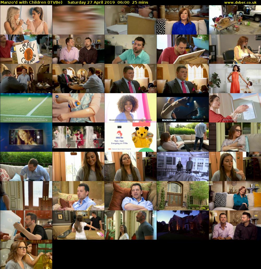 Manzo'd with Children (ITVBe) Saturday 27 April 2019 06:00 - 06:25
