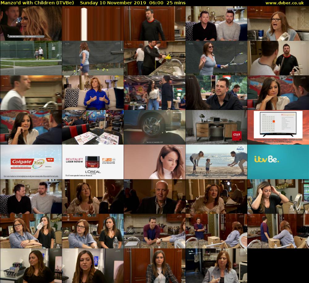 Manzo'd with Children (ITVBe) Sunday 10 November 2019 06:00 - 06:25
