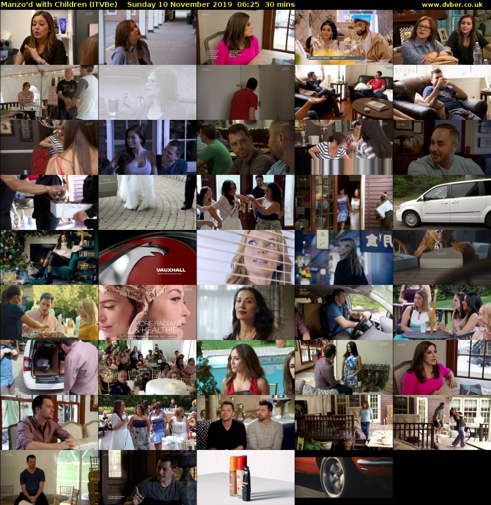 Manzo'd with Children (ITVBe) Sunday 10 November 2019 06:25 - 06:55