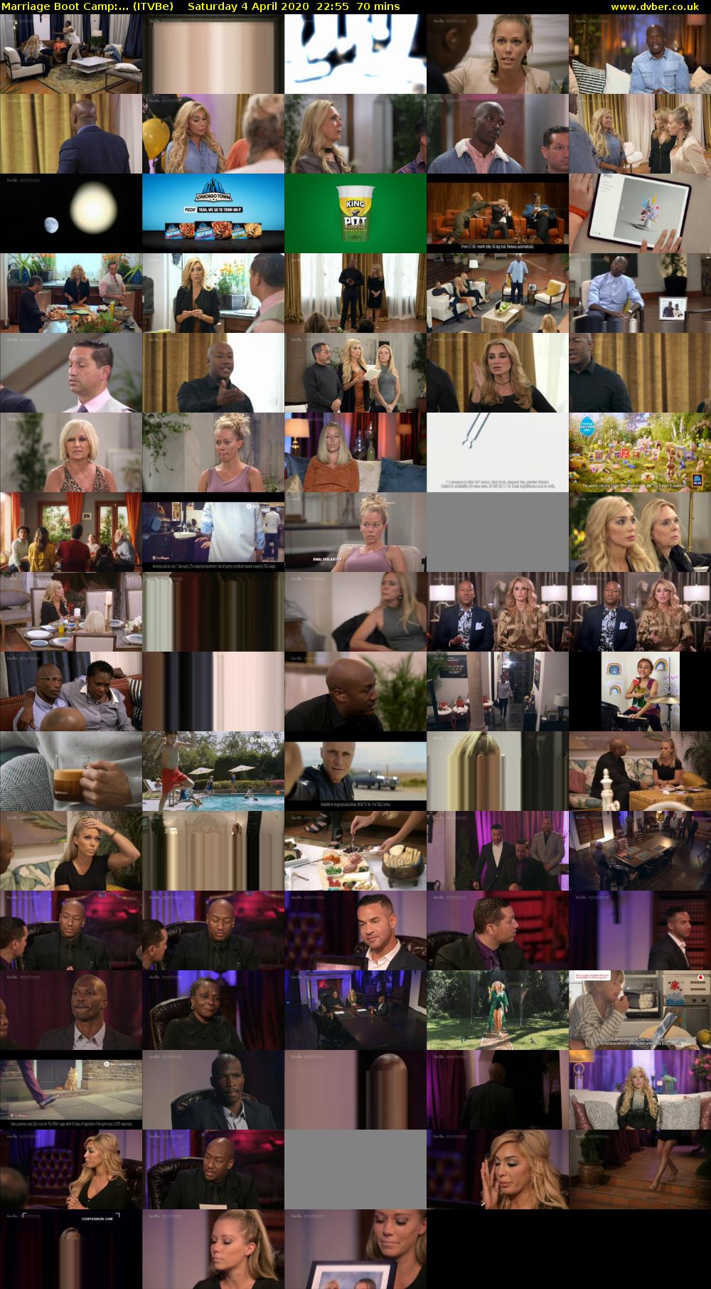 Marriage Boot Camp:... (ITVBe) Saturday 4 April 2020 22:55 - 00:05