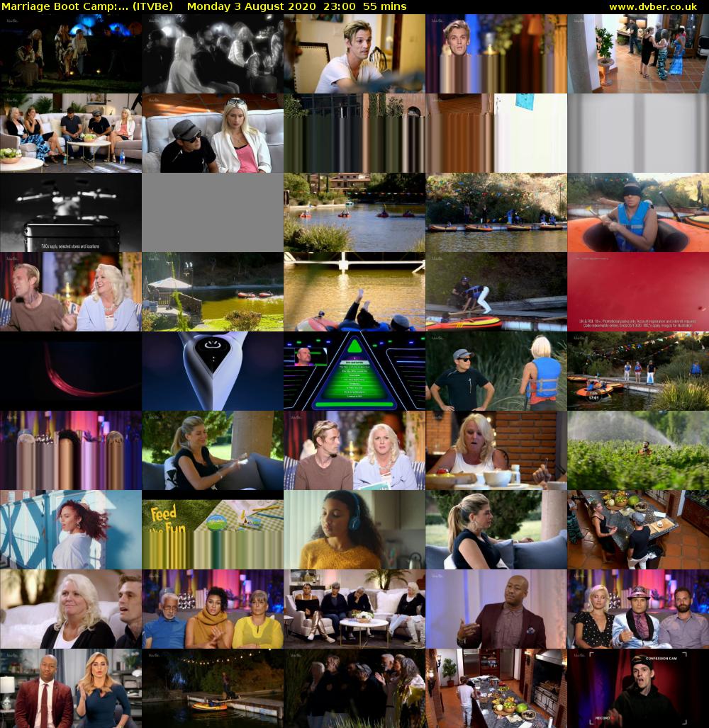 Marriage Boot Camp:... (ITVBe) Monday 3 August 2020 23:00 - 23:55