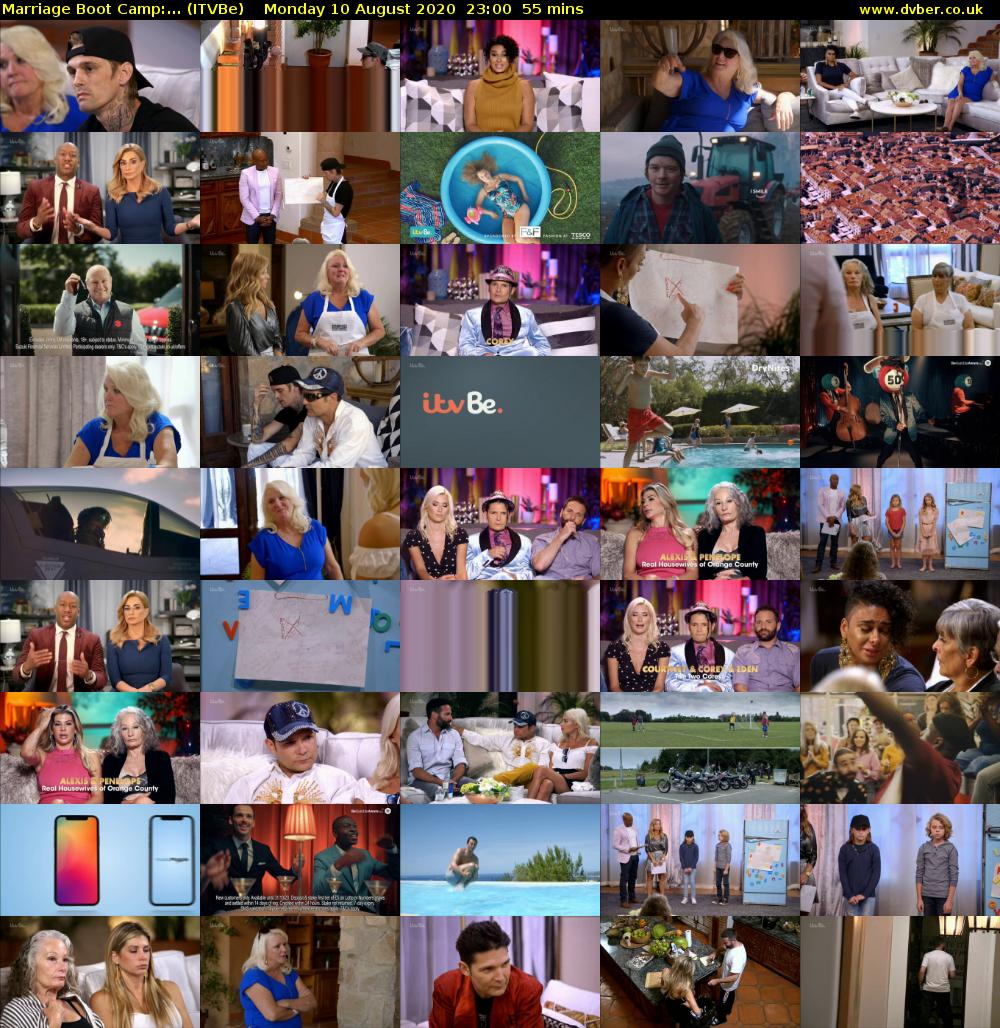 Marriage Boot Camp:... (ITVBe) Monday 10 August 2020 23:00 - 23:55