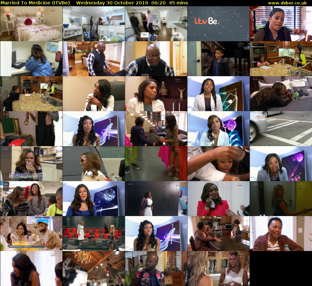 Married To Medicine (ITVBe) Wednesday 30 October 2019 06:20 - 07:05