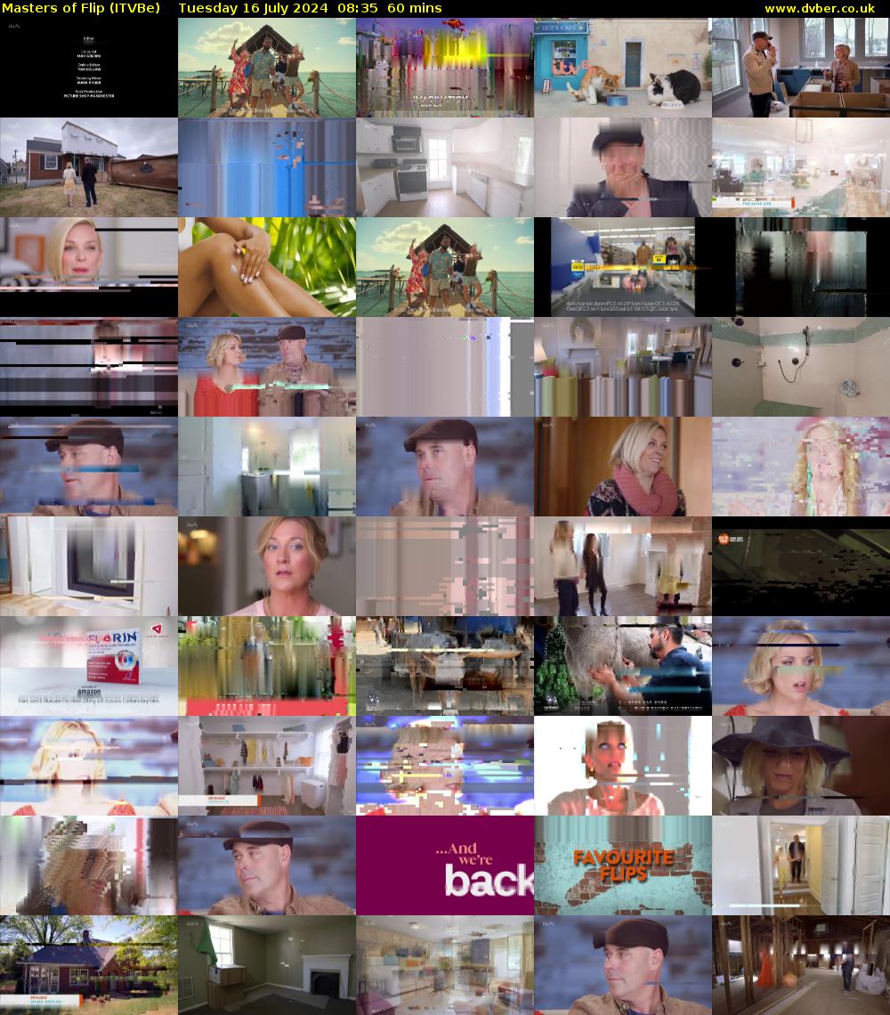 Masters of Flip (ITVBe) Tuesday 16 July 2024 08:35 - 09:35