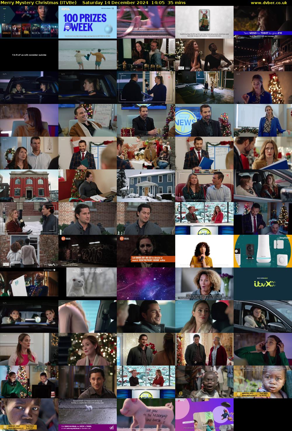 Merry Mystery Christmas (ITVBe) Saturday 14 December 2024 14:05 - 14:40