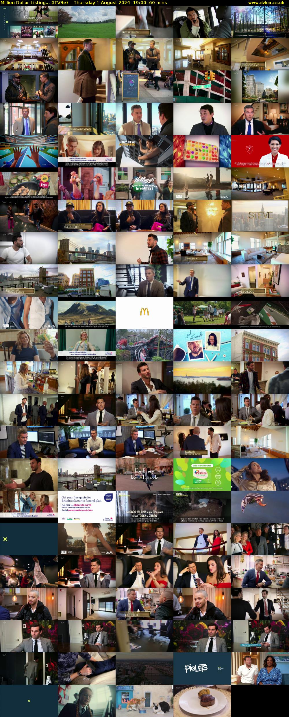 Million Dollar Listing... (ITVBe) Thursday 1 August 2024 19:00 - 20:00