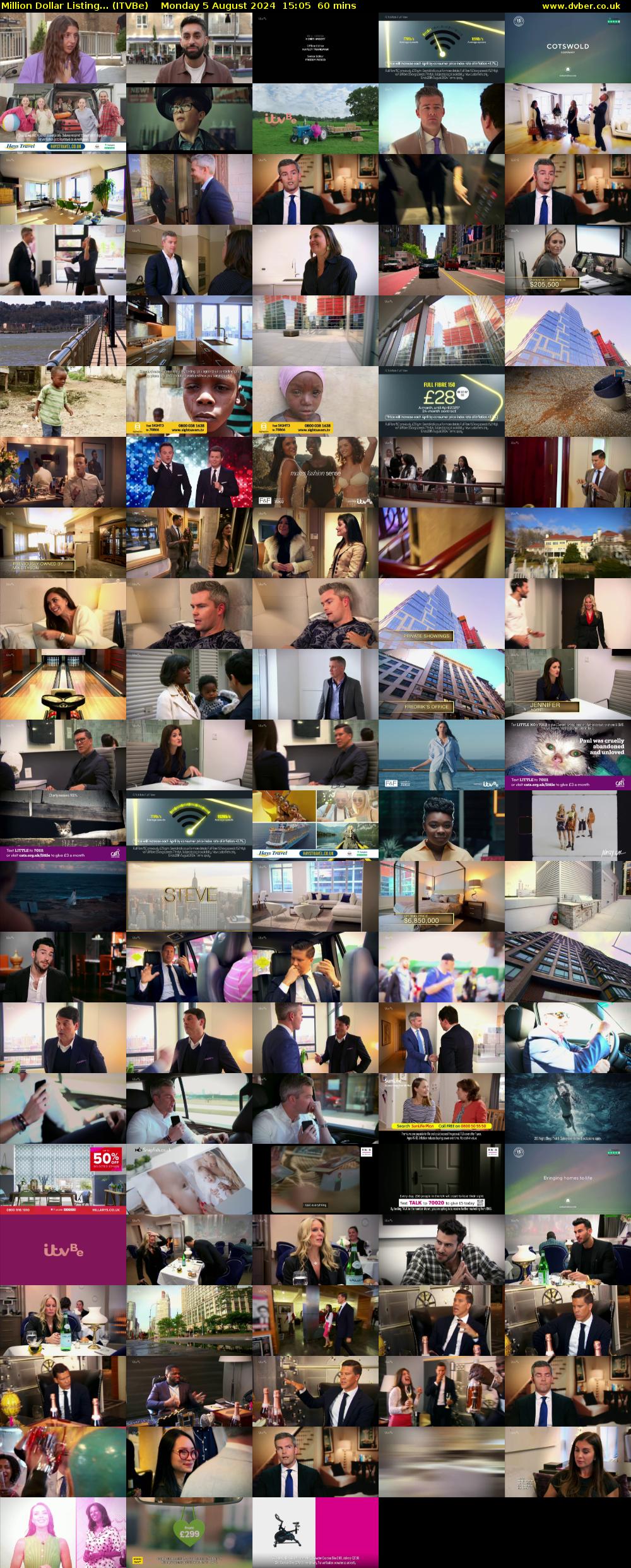 Million Dollar Listing... (ITVBe) Monday 5 August 2024 15:05 - 16:05