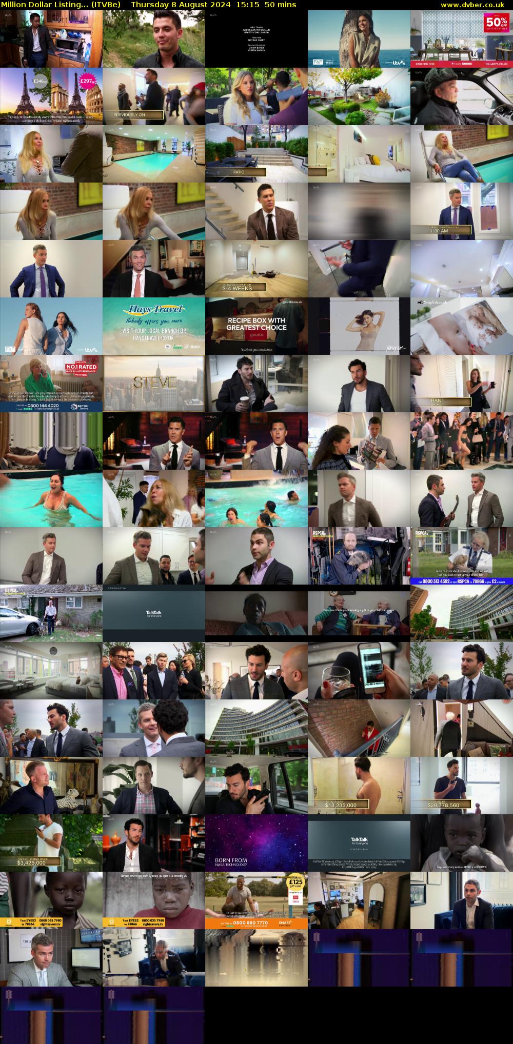 Million Dollar Listing... (ITVBe) Thursday 8 August 2024 15:15 - 16:05