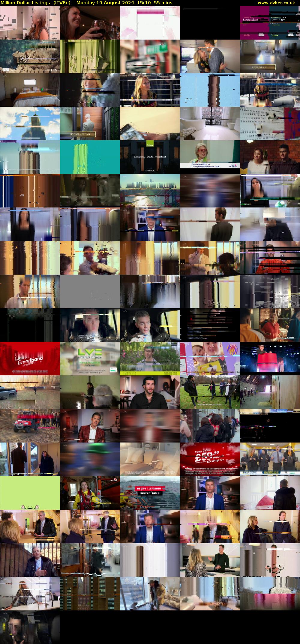 Million Dollar Listing... (ITVBe) Monday 19 August 2024 15:10 - 16:05