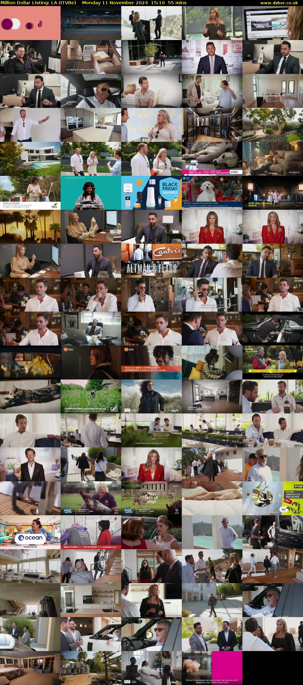 Million Dollar Listing: LA (ITVBe) Monday 11 November 2024 15:10 - 16:05