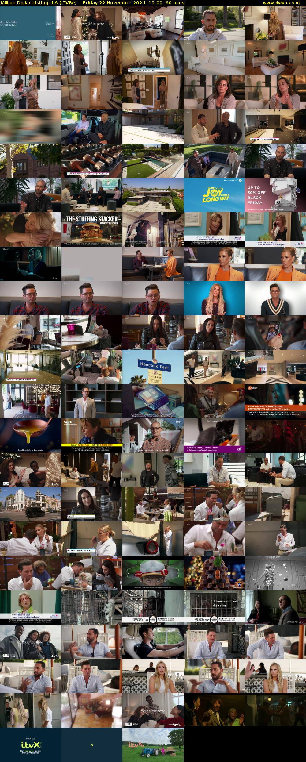Million Dollar Listing: LA (ITVBe) Friday 22 November 2024 19:00 - 20:00