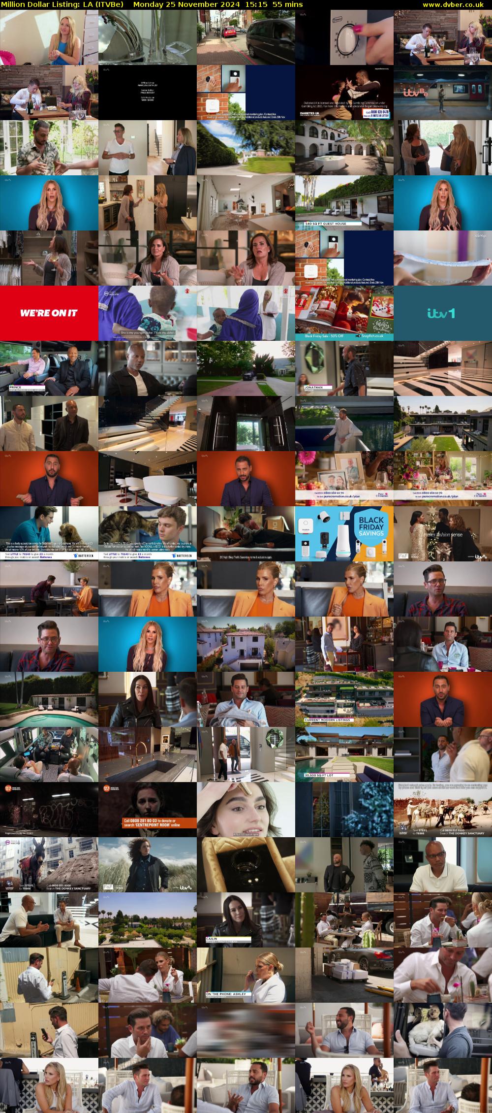 Million Dollar Listing: LA (ITVBe) Monday 25 November 2024 15:15 - 16:10