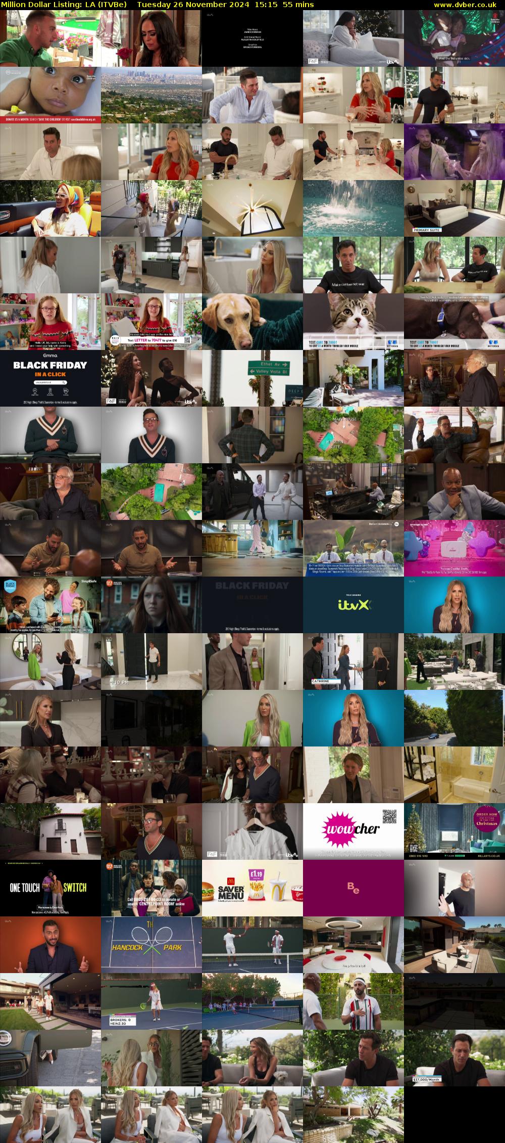 Million Dollar Listing: LA (ITVBe) Tuesday 26 November 2024 15:15 - 16:10