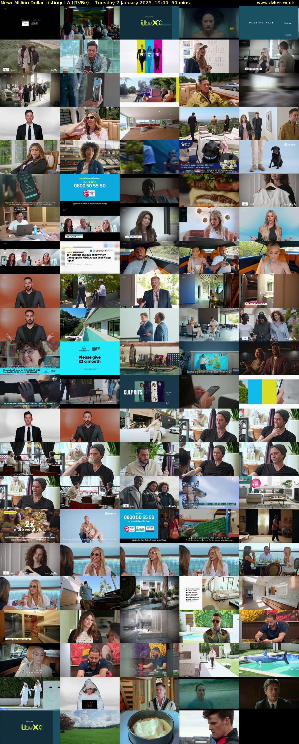 Million Dollar Listing: LA (ITVBe) Tuesday 7 January 2025 19:00 - 20:00