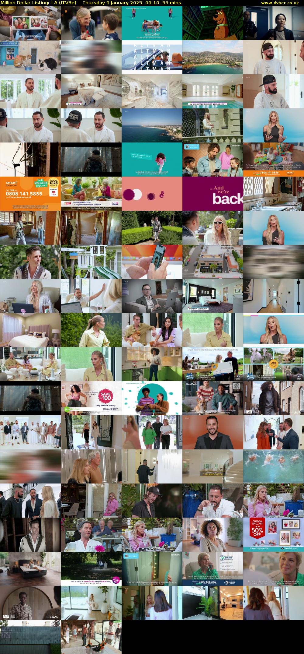 Million Dollar Listing: LA (ITVBe) Thursday 9 January 2025 09:10 - 10:05