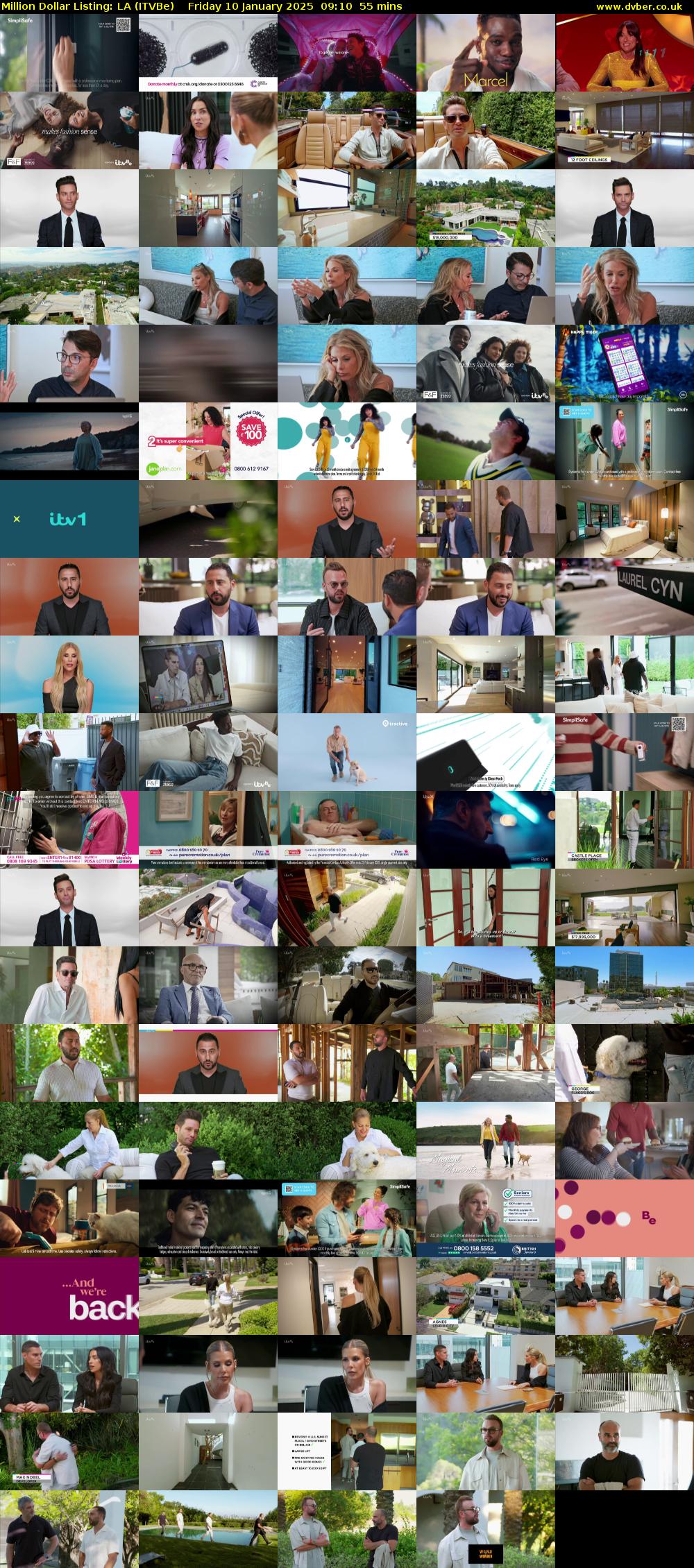 Million Dollar Listing: LA (ITVBe) Friday 10 January 2025 09:10 - 10:05
