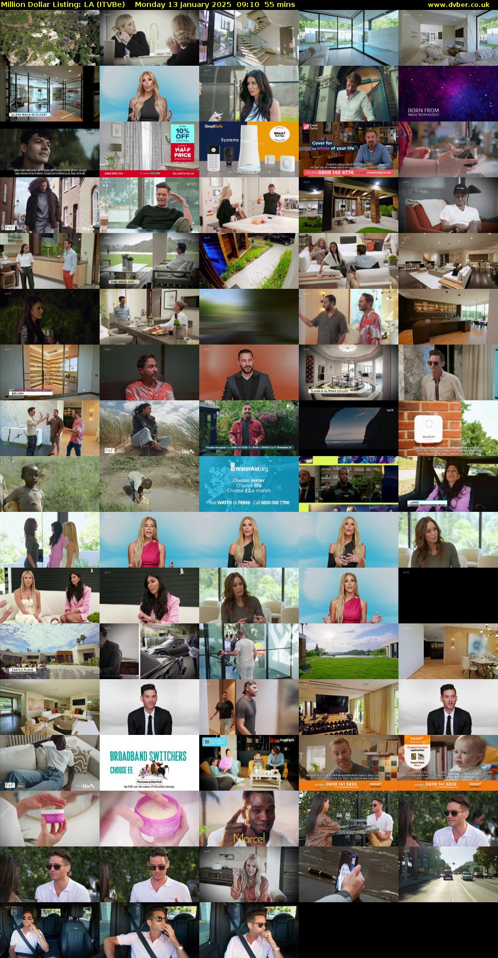 Million Dollar Listing: LA (ITVBe) Monday 13 January 2025 09:10 - 10:05