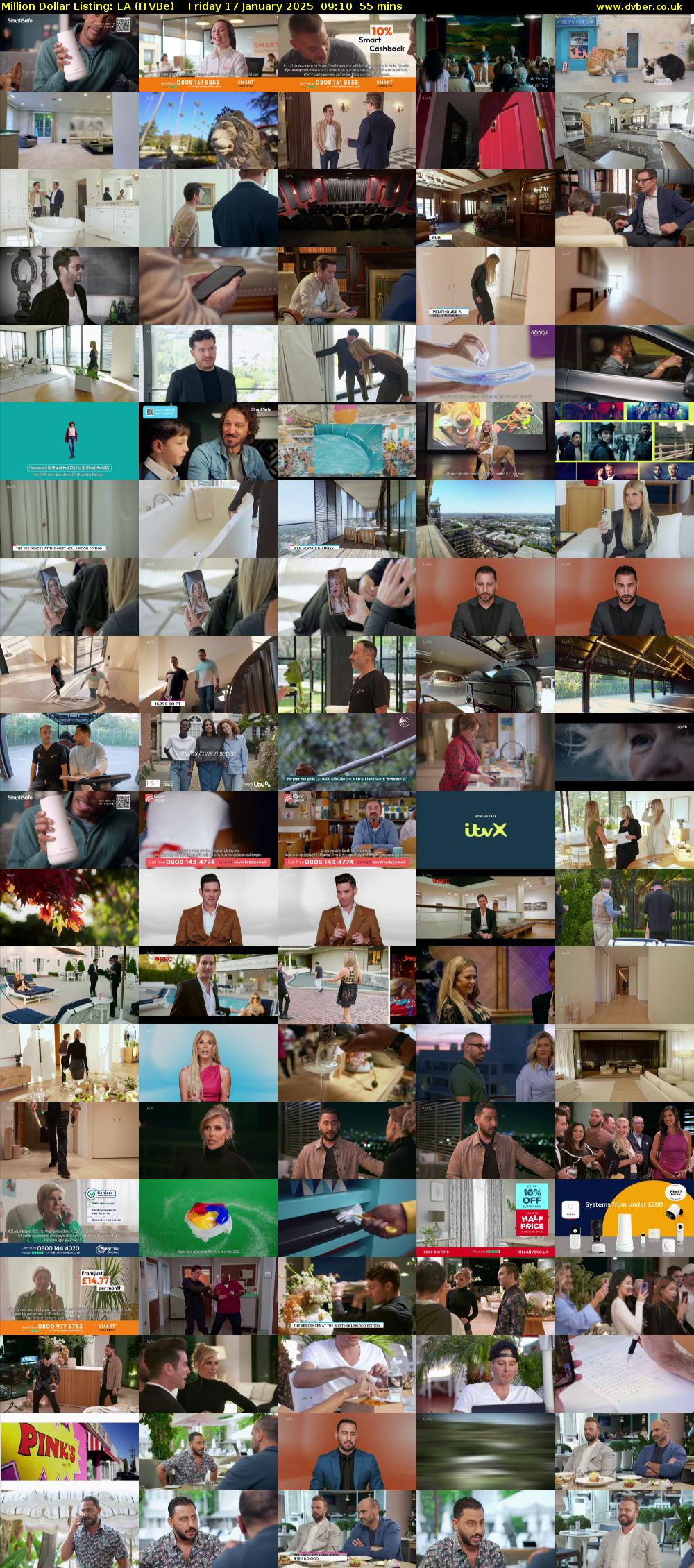 Million Dollar Listing: LA (ITVBe) Friday 17 January 2025 09:10 - 10:05