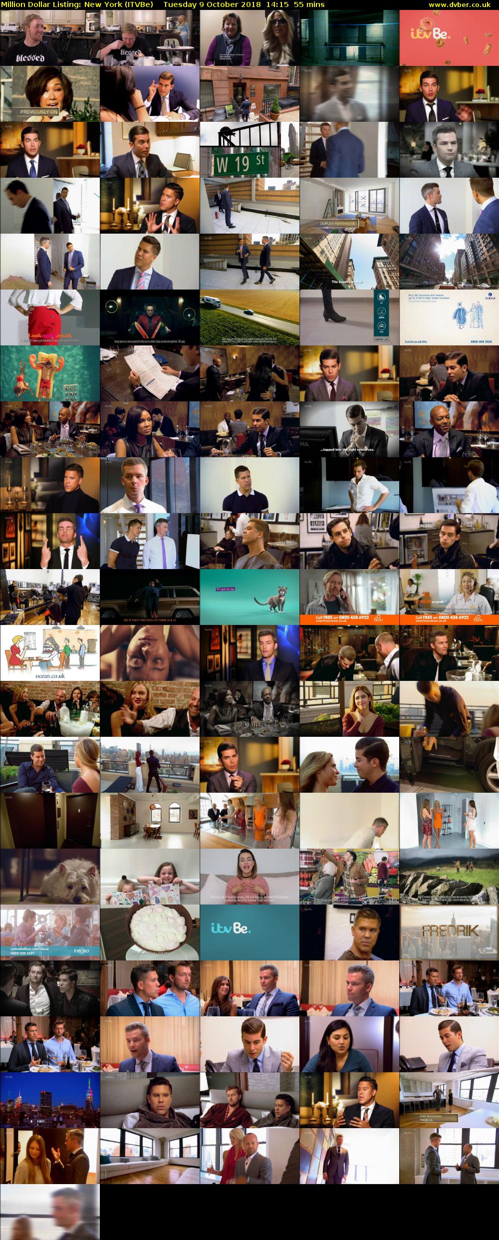 Million Dollar Listing: New York (ITVBe) Tuesday 9 October 2018 14:15 - 15:10