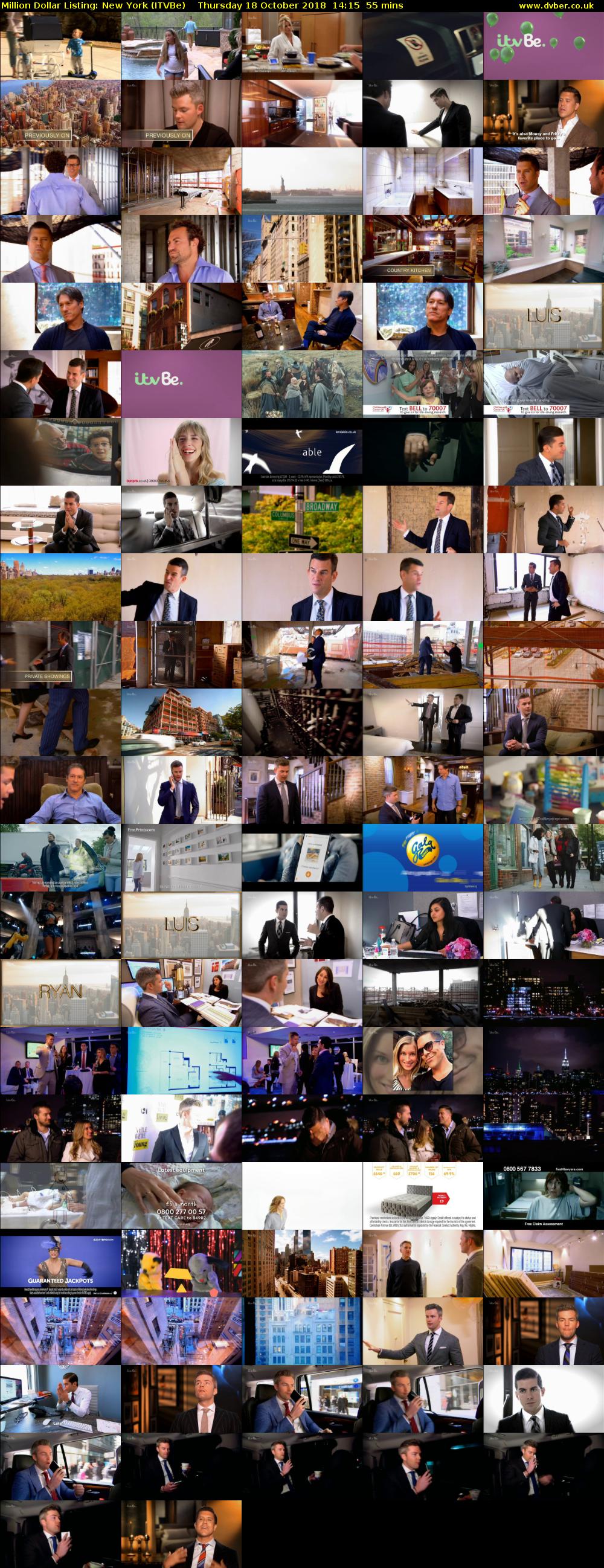 Million Dollar Listing: New York (ITVBe) Thursday 18 October 2018 14:15 - 15:10