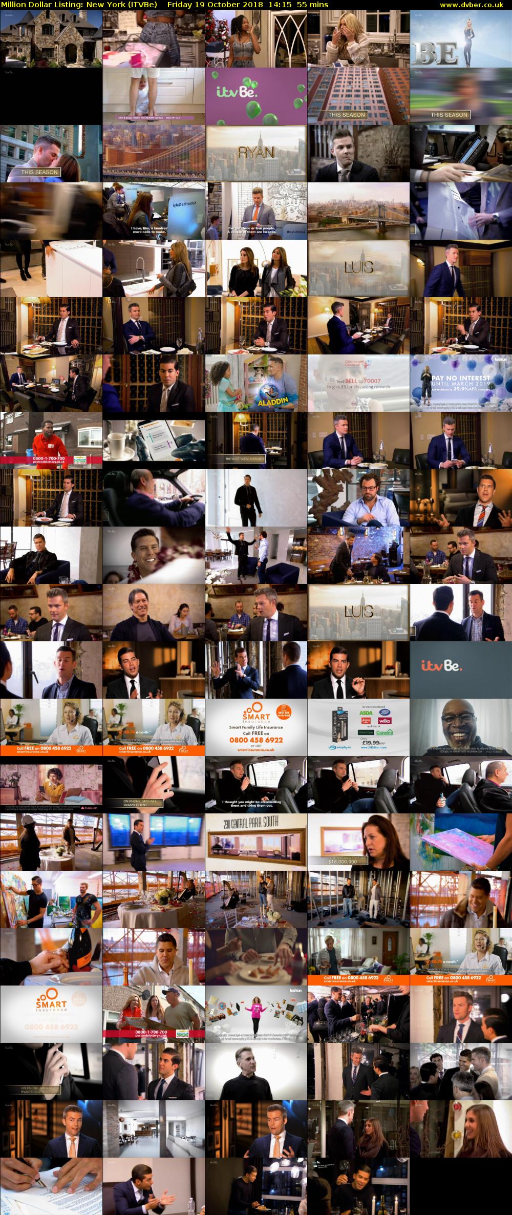 Million Dollar Listing: New York (ITVBe) Friday 19 October 2018 14:15 - 15:10