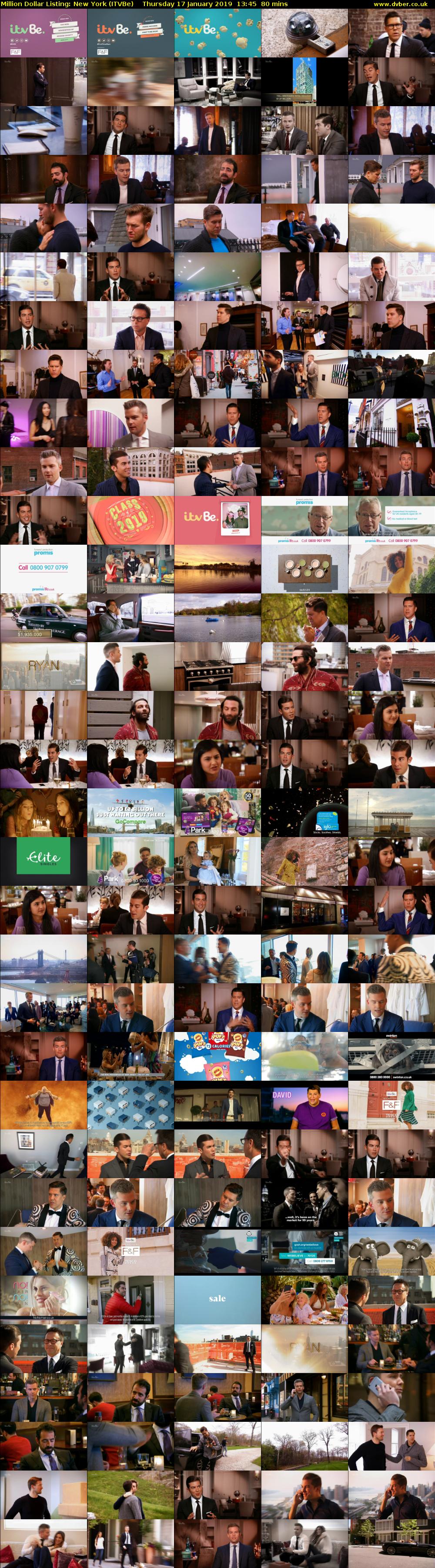 Million Dollar Listing: New York (ITVBe) Thursday 17 January 2019 13:45 - 15:05