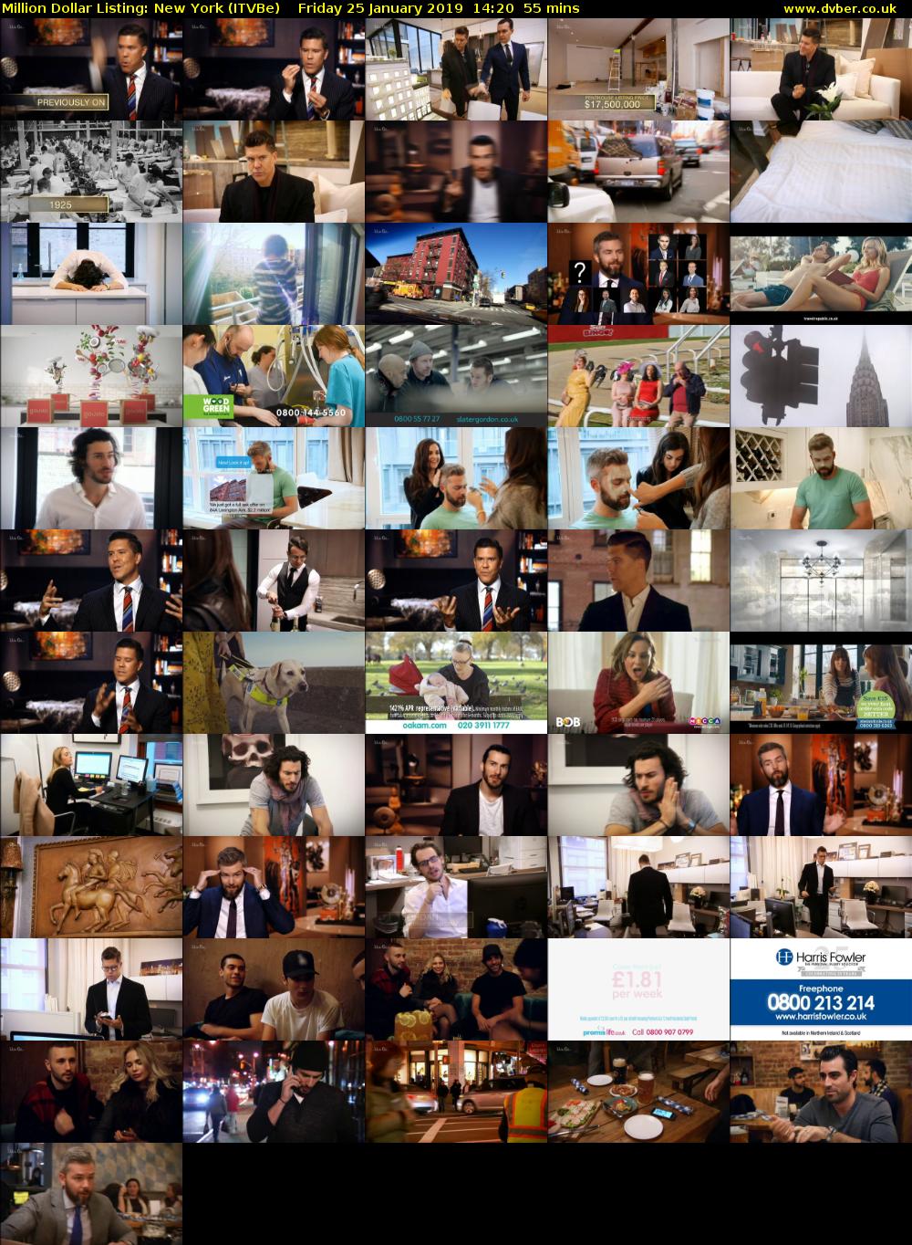 Million Dollar Listing: New York (ITVBe) Friday 25 January 2019 14:20 - 15:15