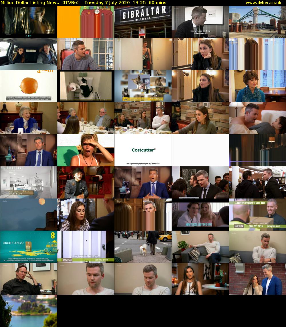 Million Dollar Listing New... (ITVBe) Tuesday 7 July 2020 13:25 - 14:25
