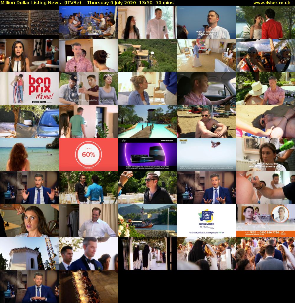 Million Dollar Listing New... (ITVBe) Thursday 9 July 2020 13:50 - 14:40