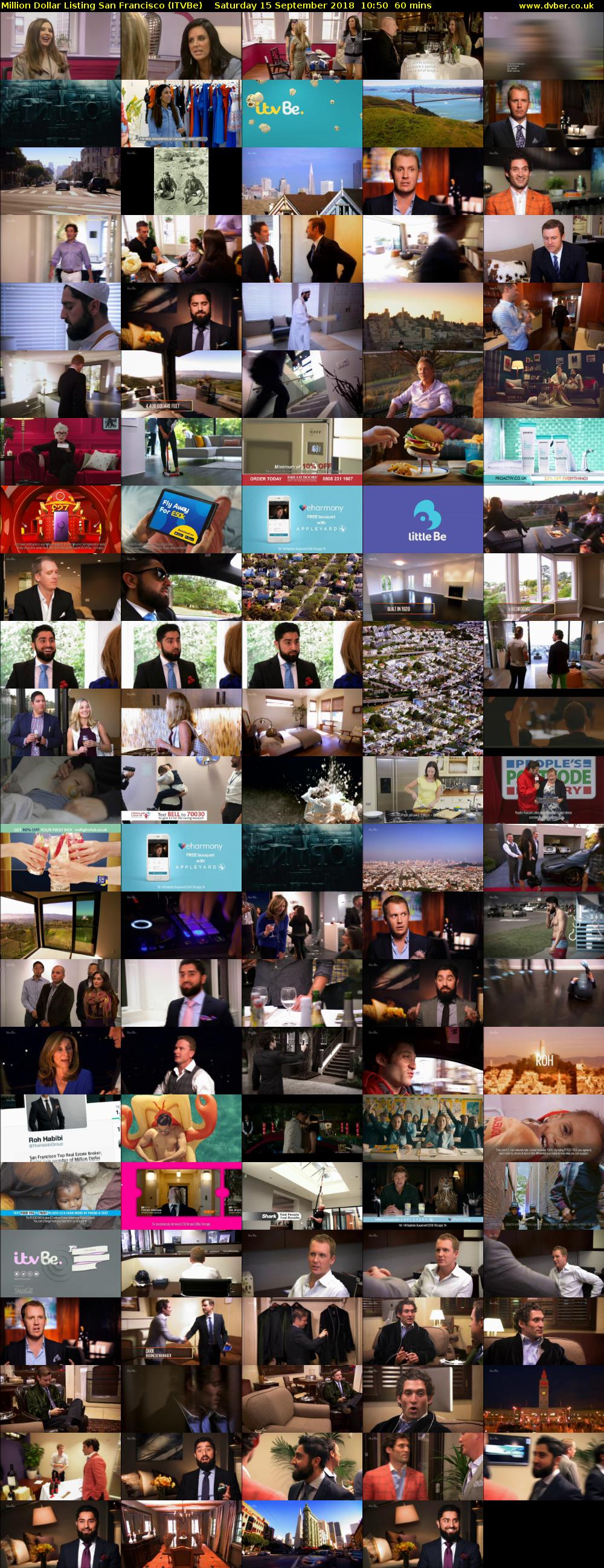 Million Dollar Listing San Francisco (ITVBe) Saturday 15 September 2018 10:50 - 11:50