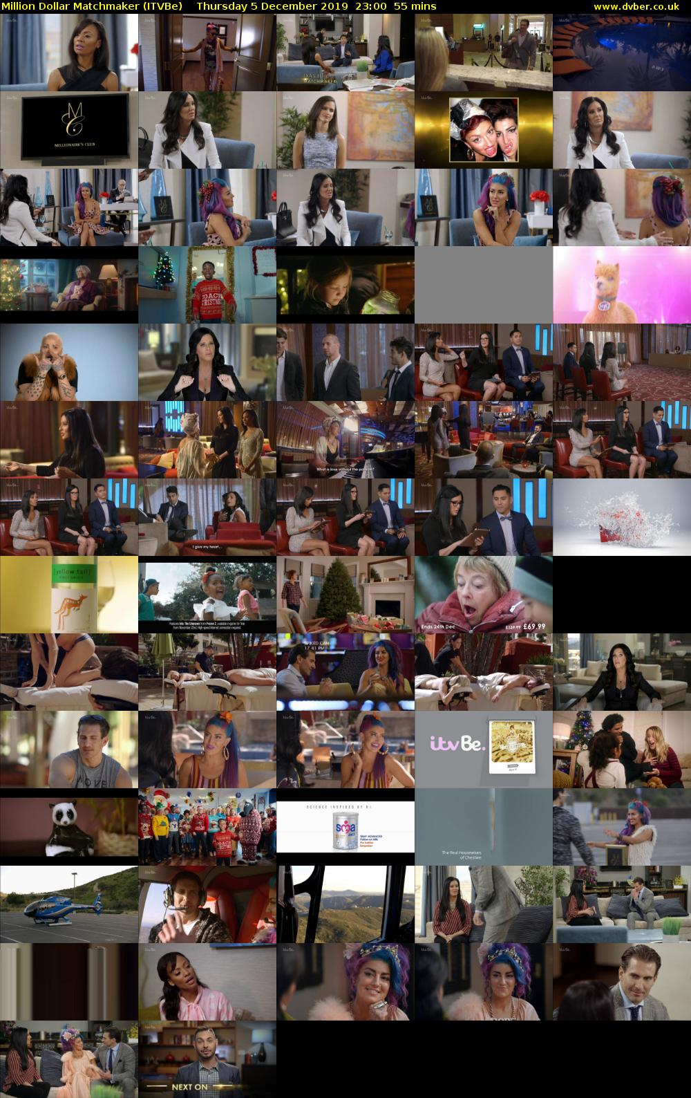 Million Dollar Matchmaker (ITVBe) Thursday 5 December 2019 23:00 - 23:55