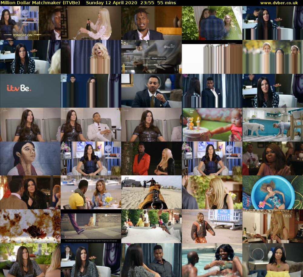Million Dollar Matchmaker (ITVBe) Sunday 12 April 2020 23:55 - 00:50