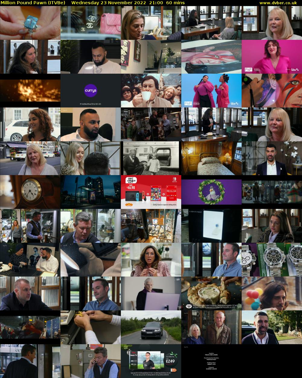 Million Pound Pawn (ITVBe) Wednesday 23 November 2022 21:00 - 22:00