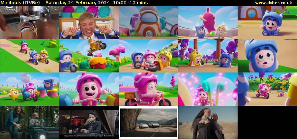 Minibods (ITVBe) Saturday 24 February 2024 10:00 - 10:10