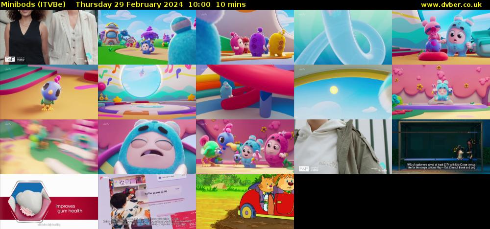 Minibods (ITVBe) Thursday 29 February 2024 10:00 - 10:10