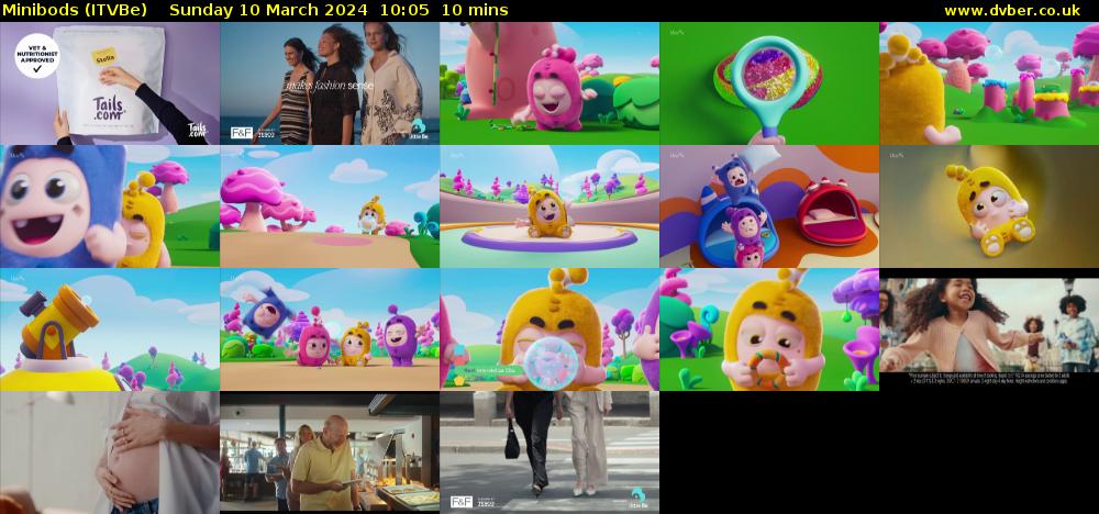 Minibods (ITVBe) Sunday 10 March 2024 10:05 - 10:15