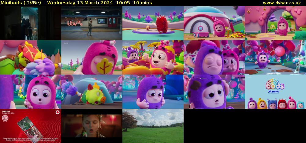 Minibods (ITVBe) Wednesday 13 March 2024 10:05 - 10:15