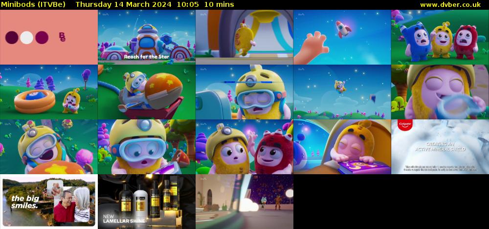 Minibods (ITVBe) Thursday 14 March 2024 10:05 - 10:15
